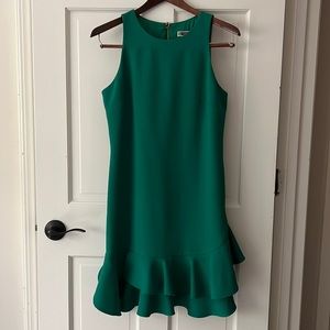 Green cocktail dress